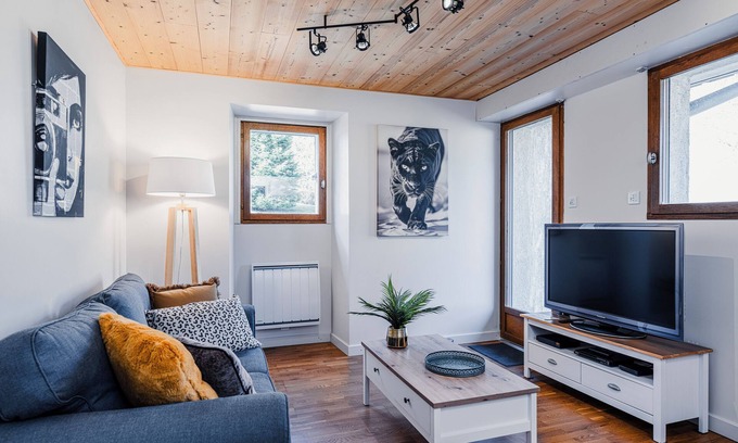 Lamoura Wohnung | Schöne Wohnung in der Nähe der Pisten, komfortabel im Ferienort Les Rousses.