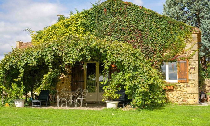 Bouillac Haus | Schönes Ferienhaus 4 Personen, Schwarzes Périgord.