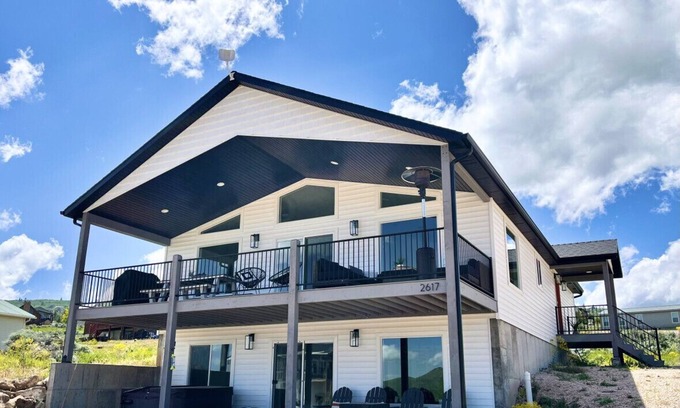 Sweetwater Haus | Beautiful Home Near Bear Lake Golf Course! Hot Tub & Pool Table! Ideal Beach Resort Access Included!