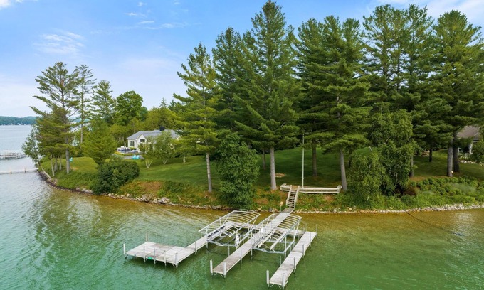 Walloon Lake Haus | Beautiful Home on Walloon Lake - Private Frontage and Expansive Yard!