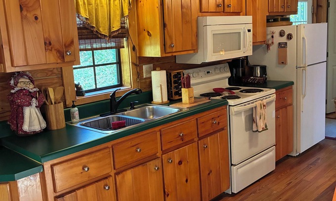 Todd Kabine | REMOTE LOG CABIN W / POND UND CREEK BOAT FISH SWIM ON PROPERTY PET FRIENDLY