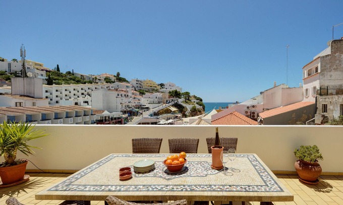 Carvoeiro Wohnung | Wunderschönes Penthaus mit Meerblick, 30 m vom Strand