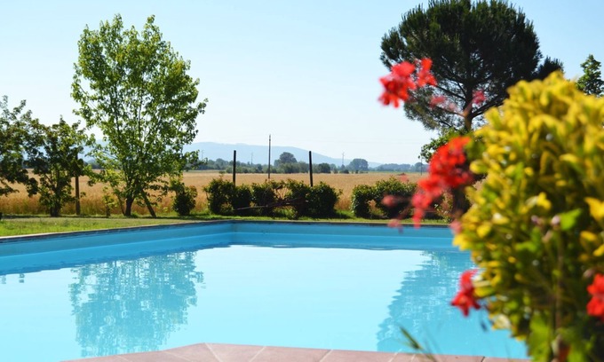Cortona Villa | Alleinstehendes Ferienhaus mit W-LAN, Klimaanlage, privatem Pool, TV, Terrasse, Parkplatz