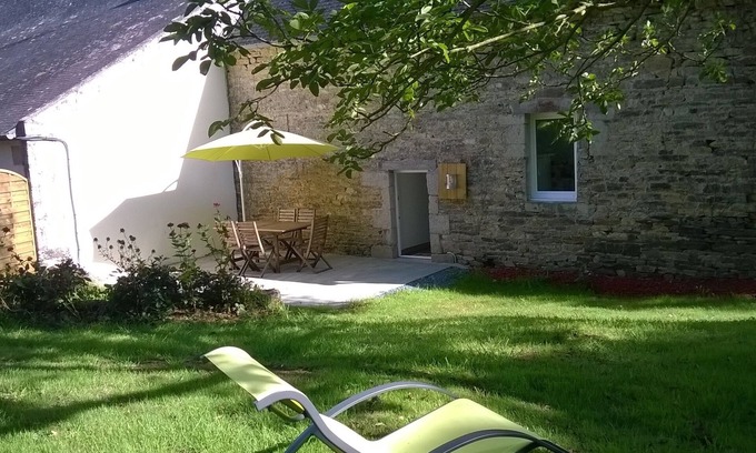 Ploneour-Lanvern Haus | Schöne renovierte bretonische Haus klassifiziert 3 *, ruhig, am Meer, im Süden Finistère