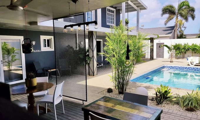 Cunucu Abao Wohnung | Schönes Studio mit Pool, ganz in der Nähe von Eagle Beach