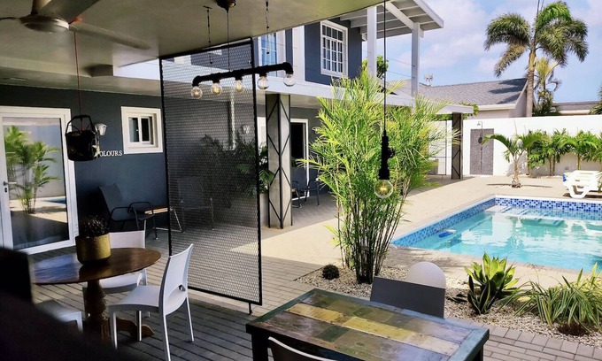 Bubali Wohnung | Schönes Studio mit Pool, ganz in der Nähe von Eagle Beach