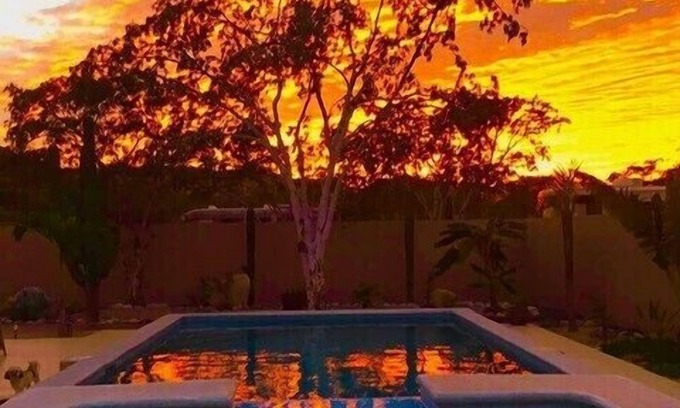 Los Barriles Haus | Schöne private Umgebung, Pool, Hof, Palapa überdachte RV private Terrasse