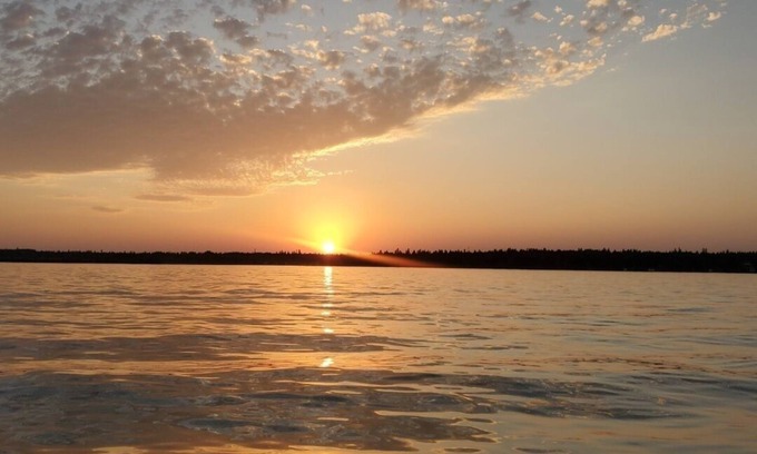 Falcon Beach Kabine | Best sunsets in Manitoba! Lakefront South shore Falcon Lake