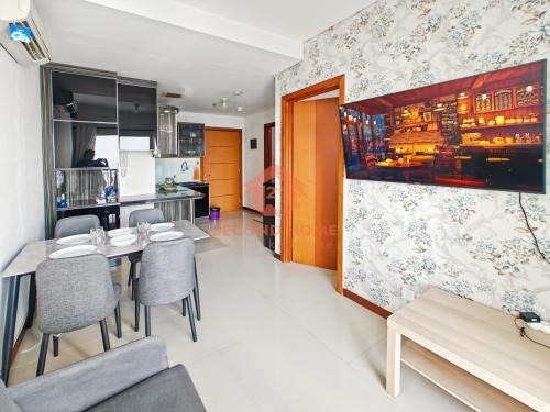 Pluit Wohnung | Best View 1BR Baywalk Condo Pool Gym, Wi-Fi