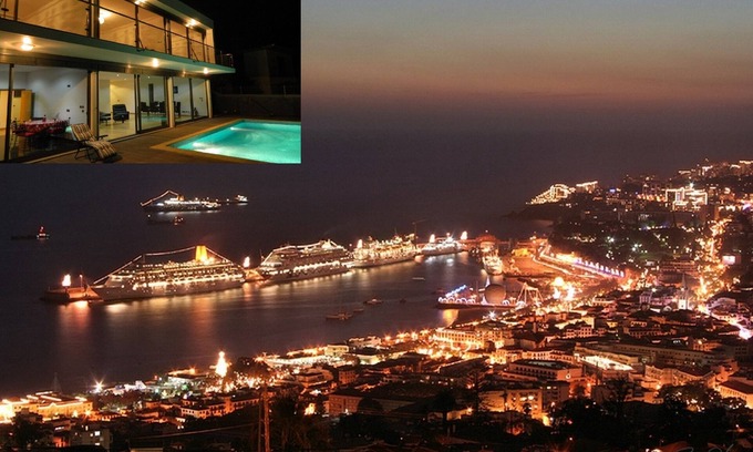 Santa Maria Maior Villa | Beste Aussicht auf Funchal. Luxus-3-Bett-Villa mit beheiztem Pool. In der Nähe von Stadtzentrum entfernt.
