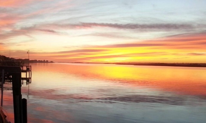 Topsail Beach Haus | BRAND NEW-Beste Aussicht auf der Insel! Waterfront, Bootsanlegestelle, Aufzug, Pool, Fisch!