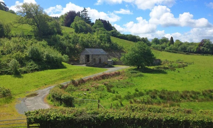 Machynlleth Haus | Das Beudy Clygo ist eine gemütliche umgebaute Scheune in einem abgelegenen Hügel