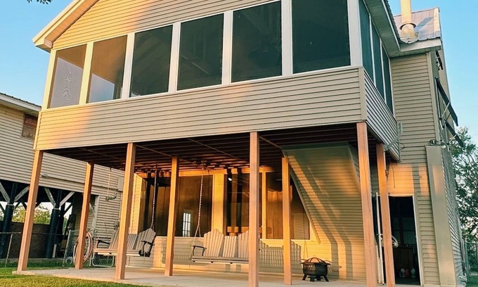 Lacombe Haus | Big Branch Waterfront Retreat: Private Dock, Boat Lift, and Outdoor Adventure