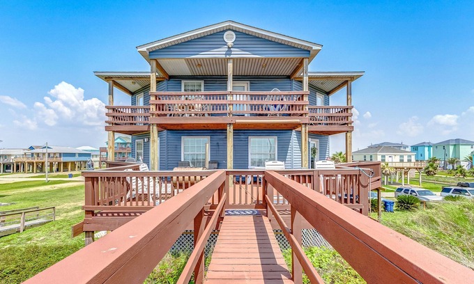 Surfside Beach Haus | 6 Schlafzimmer Beach Front Homes-Perfekt für Familientreffen, kirchliche Exerzitien, etc.