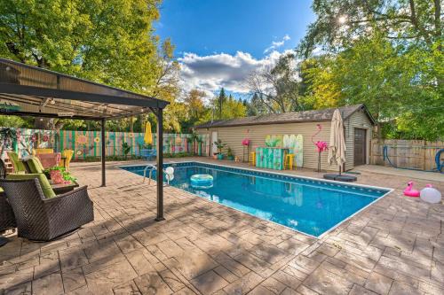 Newville Haus | Boat Dock and Backyard Rock River Retreat