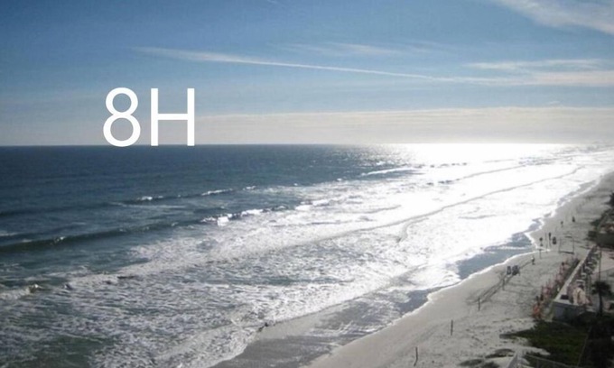 Daytona Beach Shores Eigentumswohnung | Oceanfront Penthouse - 40 'privater Balkon, direkt am Daytona Beach, W / Video