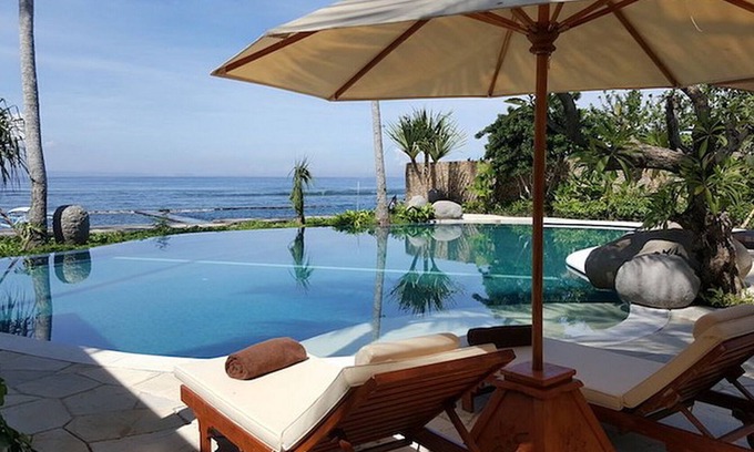 Sengkidu Villa | Atemberaubender Meerblick 5 Schlafzimmer, Candidasa;