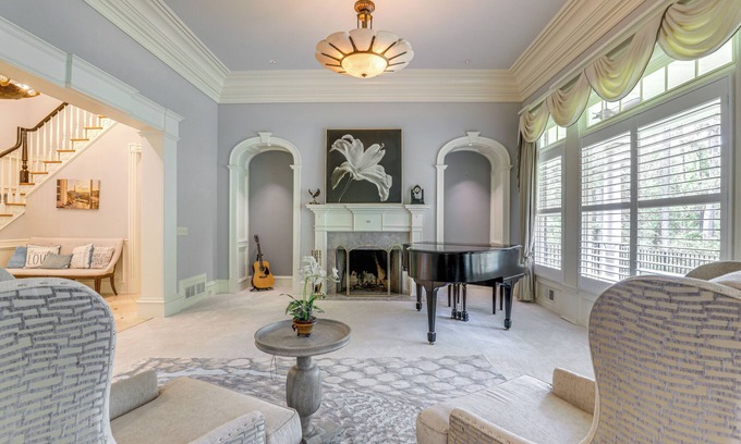 Buford Haus | Buford Mansion w/ Pool ~ 14 Mi to Lake Lanier