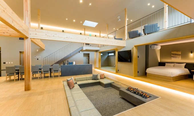 Kominato Onsen Haus | Building A SuiteWith pool terrace and sauna / Kamogawa City Chiba