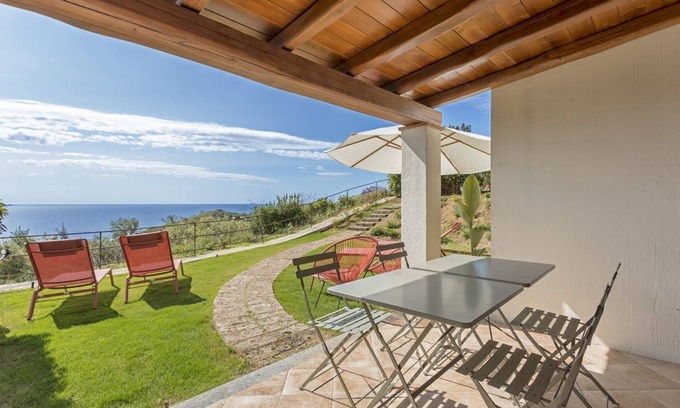 Tertenia Wohnung | C'est la vue - Wohnung mit Meerblick und Pool
