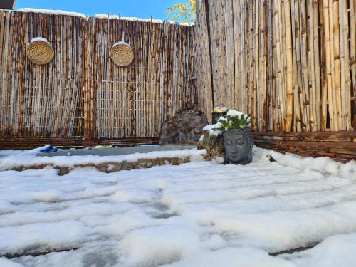 San Alfonso Skihütte | Cabaña Jacuzzi Exterior Privado