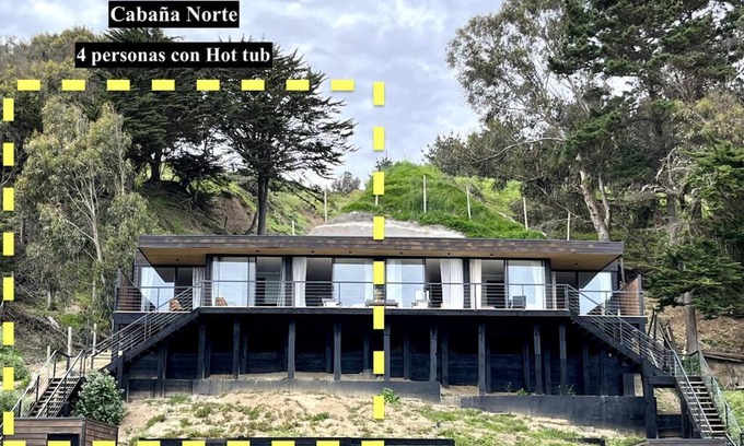 Matanzas Haus | Cabaña Pacífico Matanzas, lado Norte, sin cocina