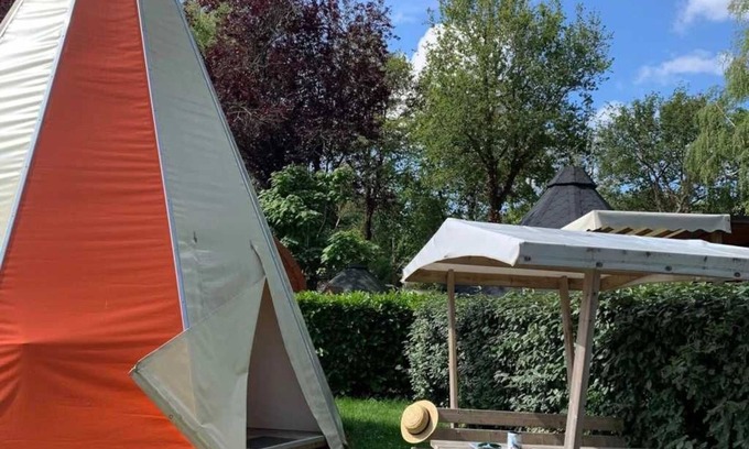 Guerande Kabine | Cabane 3 étoiles - Piscine - eeedce