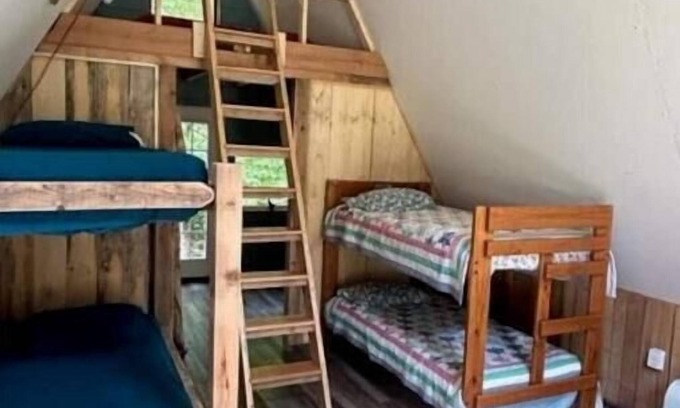 Northern Kabine | Cabin #3 Francis - Custom built A-Frame Bunkhouse - pet and kid friendly