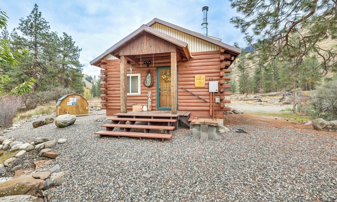 Pollock Kabine | Cabin on Little Salmon River ~ 10 Mi to Riggins!
