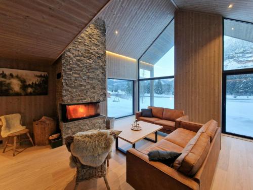 Bygland Haus | Cabin With Dock By Otra In Setesdal