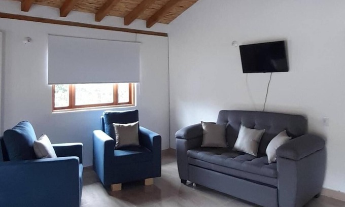 Villa de Leyva Kabine | Cabin with view of the mountains and the city, ideal for families and couples.