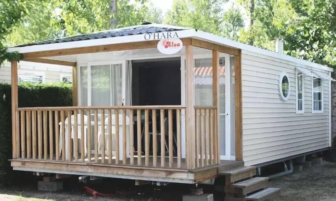 Hourtin Haus | Camping l'Orée du Bois **** - 3 Room Mobile Home 4/6 People + TV