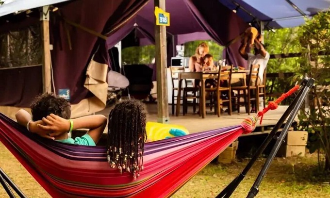 Martiel Haus | Campsite Flower Le Lac aux Oiseaux **** - Freeflower 3 Rooms 5 People Without Sanitary