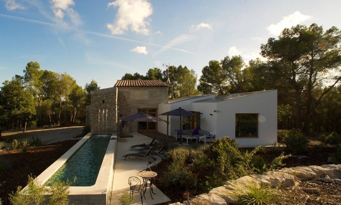 Sant Pere de Ribes Villa | Schöne Villa in Weinbergen 10 Minuten zu Sitges 3 Suiten 6+ Pool