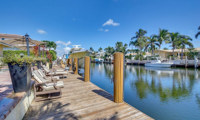 Lighthouse Point Haus | Canal Access & Pool: Lighthouse Point Getaway!