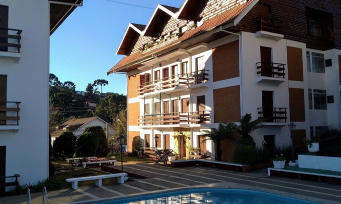 Vila Iara Wohnung | Capivari Charme und Komfort mit schöner Aussicht