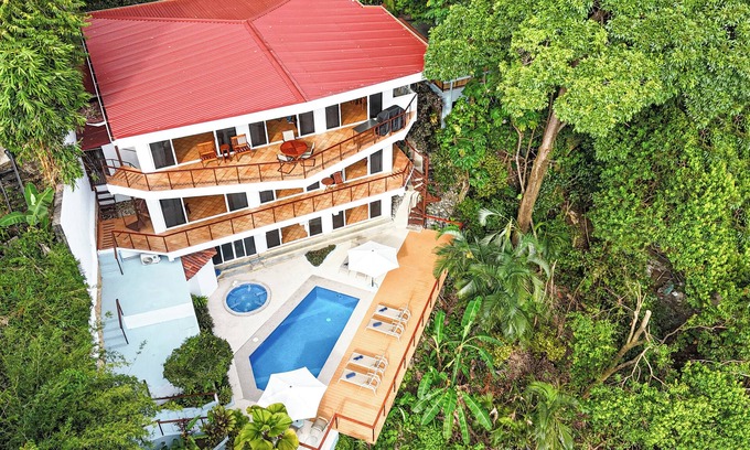 Manuel Antonio Haus | Casa Alegria, Private Beach Access, Ocean View, 4 bdrs. Home