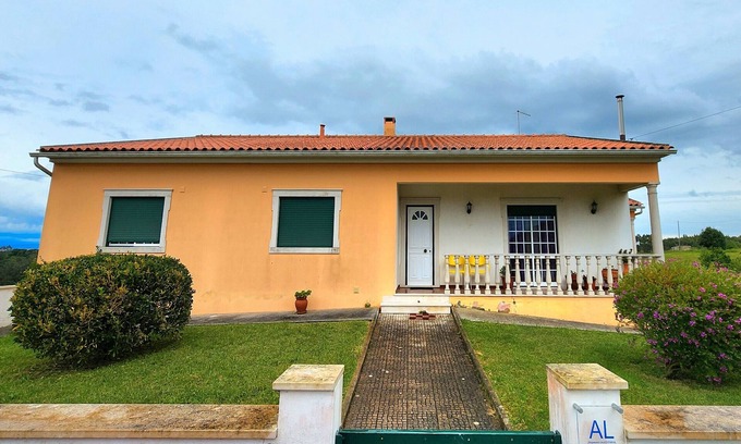 Obidos Haus | Casa Avó Judite mit Blick auf das Schloss Óbidos