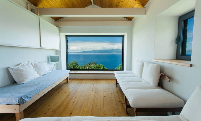 Pico Haus | Casa da TerraltaView Pico Island Herrlicher Blick über den São Jorge Azoren Kanal