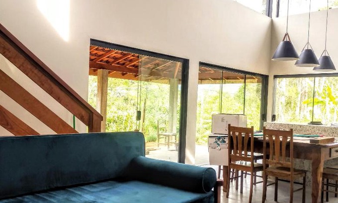 Nazare Paulista Haus | Casa das Lavandas represa de Nazaré Paulista