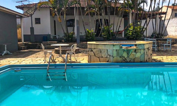 Itanhandu Villa | Casa de campo com piscina, mesa de bilhar e 3 quartos