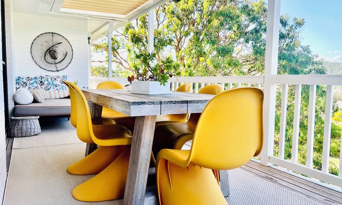 Newport Wohnung | Casa de Piña, 700 mts to Newport Beach, headland views, spacious 2 bedrm apt.