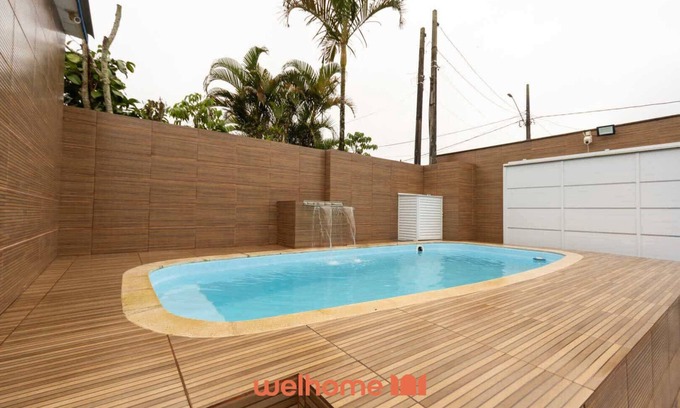 Santa Terezinha Haus | Casa em Itanhaém com piscina e churrasqueira