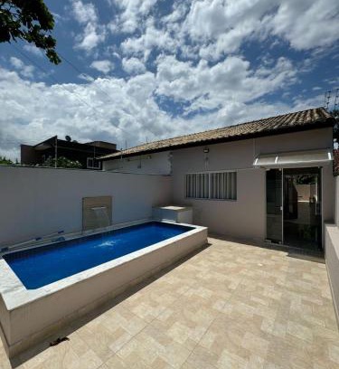 Tupy Haus | Casa em Itanhaém com Piscina e Ar condicionado à 900 Metros da Praia