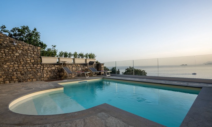 Praiano Haus | Casa Incanto - Tramonti, Giardino und Piscina