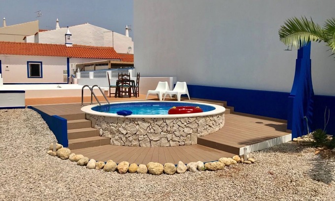 Benagil Haus | Casa Mestre André - Traditionelles Haus, Garten, Pool und Privativer Parkplatz