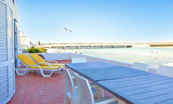 Faro Wohnung | Casa na Ria: 7 Camas, na Praia da Ilha de Faro