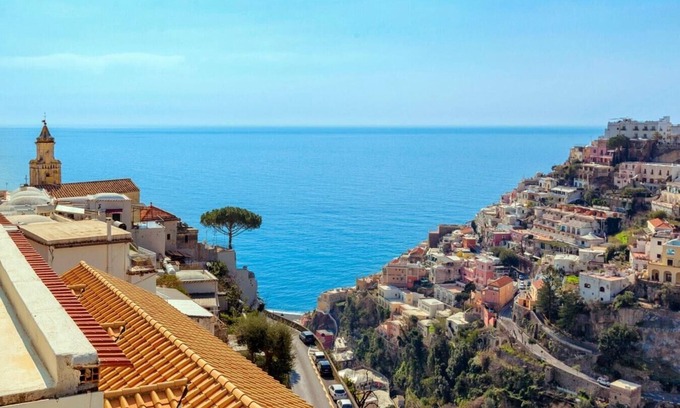 Montepertuso Wohnung | Casa Positano with terrace and sea views