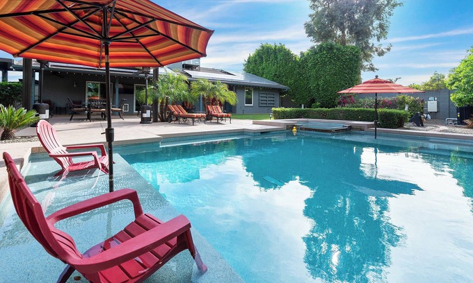 Paradise Valley Village Haus | Central Desert Getaway, Heated Pool + Hot Tub, Resort Vibes: Near golf & hiking!