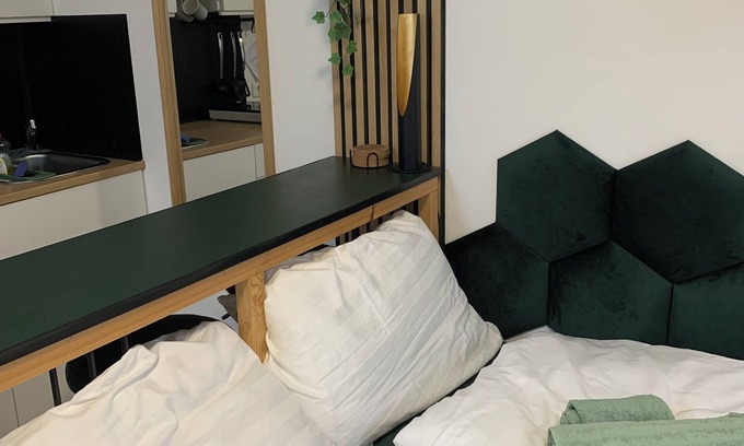 Hinterstoder Wohnung | Zentrales Studio, nur 5 Geh-Minuten von der Gondelstation entfernt.